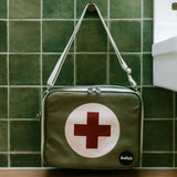 Kollab Family First Aid Kit Khaki/Burgundy
