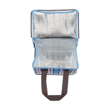 Lunch Box | Choc Blue Stripe