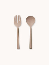 Enamel Blush Salad Severs