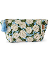 Hydrangea Blue Velvet Toiletry Bag One Size