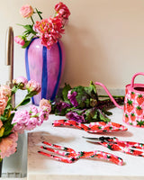 Strawberry Jam Garden Secateurs and Gloves Set