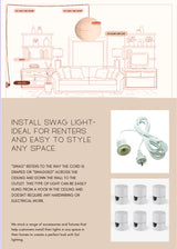 Linen Light Shade Paere Fringed Mocha Mousse 50cm