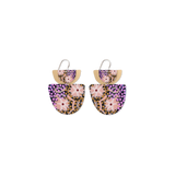 AZEZA POSSUM CEREMONY LAYERED DOUBLE BELL DROP EARRINGS