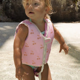 Kids Swim Vest Cotton Candy Cherry