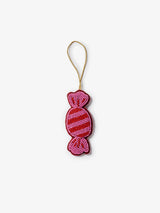 Bon Bon Pink Beaded Christmas Decoration