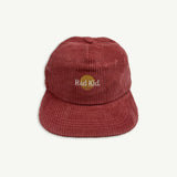 Rad Kid Pinch Front Cord Cap - Eco Red