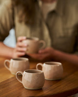 MOONSTONE MINERAL MUGS Set of 4