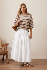FLORENCE MAXI SKIRT - WHITE