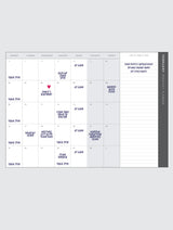 2026 Weekly Planner. Flowers