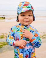 Dinosaur Roar Baby Swim Hat One Size