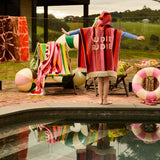 June Nudie Hooded Towel - Dahlia
