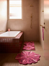 Jardin Pink Long Bath Mat