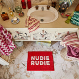 Tula Nudie Bath Mat Mini - Scarlet