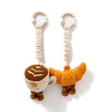 2pk Stroller Toy - Coffee & Crossiant