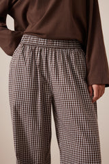 THE LOUNGE PANT | CHOCOLATE CHECK