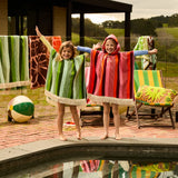June Nudie Hooded Towel - Dahlia