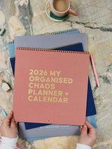 2026 Linen Planner & Calendar. Rose