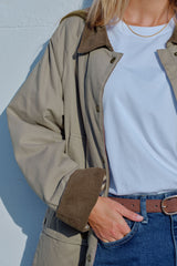 BARN JACKET - ASH GREEN