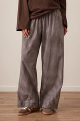 THE LOUNGE PANT | CHOCOLATE CHECK