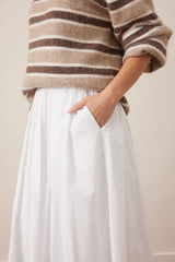 FLORENCE MAXI SKIRT - WHITE