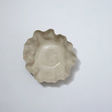 Ruffle Bowl Chalk White | L