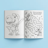 Kaleidoscope Dino Party Silicone Games Mat