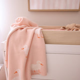 Pink Ducks Blanket