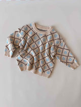 Cotton Knit Jumper | Bluebell