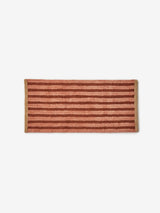Stripe Reversible Terracotta Long Bath Mat