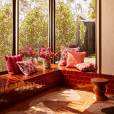 Bold Stripe Raspberry 50cm Cushion