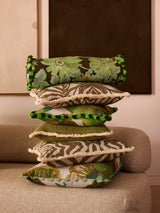 Wild Pansy Verde 60cm Cushion