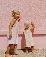 Bobbi Rib Dress | Twilight Stripe