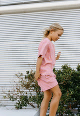 Basics Rib Set | Raspberry Stripe