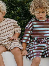 Basics Rib Set | Midnight Tide Stripe