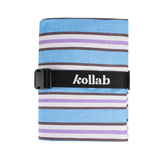 Picnic Mat | Choc Blue Stripe
