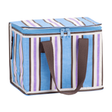 Lunch Box | Choc Blue Stripe