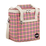 Mini Cooler | Pink Houndstooth