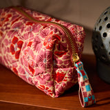 Magnolia Travel Pouch- Poppy