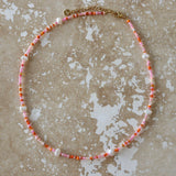 Spring Necklace  | Multi Pearl