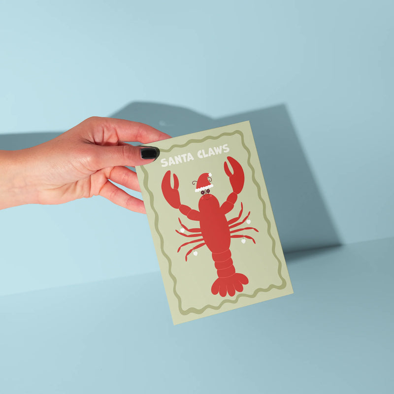 Santa Claws Card