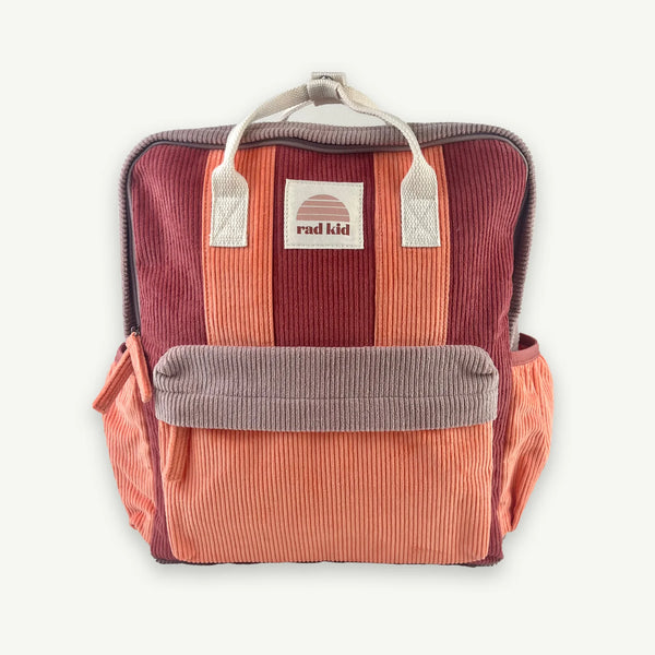 Corduroy Splice Eco Kids Backpack - Berry Nice