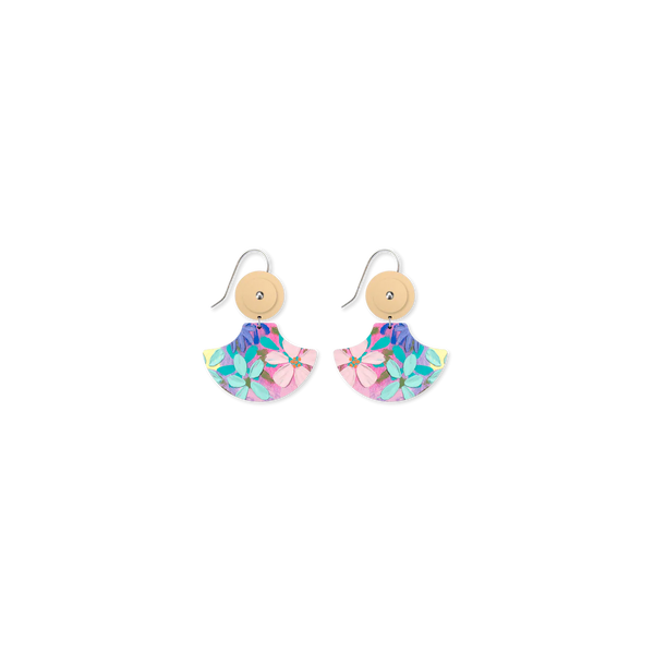 Kelsie Rose Petals Layered Pagoda Drop Earrings