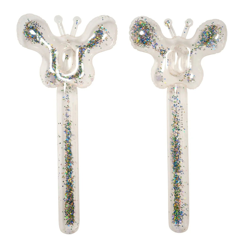 Kids Inflatable Noodle Cotton Candy Glitter Set of 2