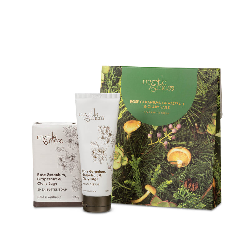 Rose Geranium Duet - Hand Cream & Soap