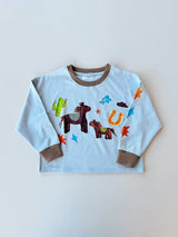 Pony Club Long Sleeve Tee | Dove