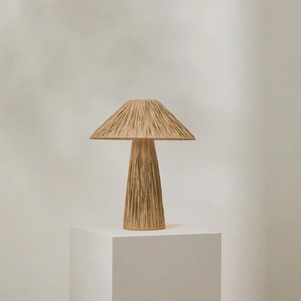 Lexia Raffia Table Lamp Natural