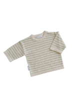 LONG SLEEVE TEE | BISCOTTI STRIPE