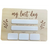 First Day & Last Day of School Whiteboard | Double Sided