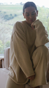 Women's Knit Set | Beige