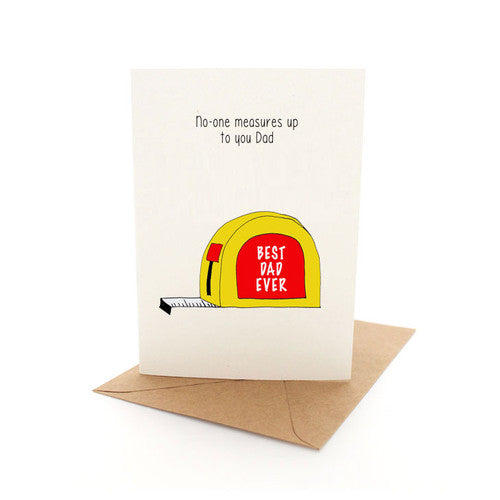 Punny Tape Measure Card